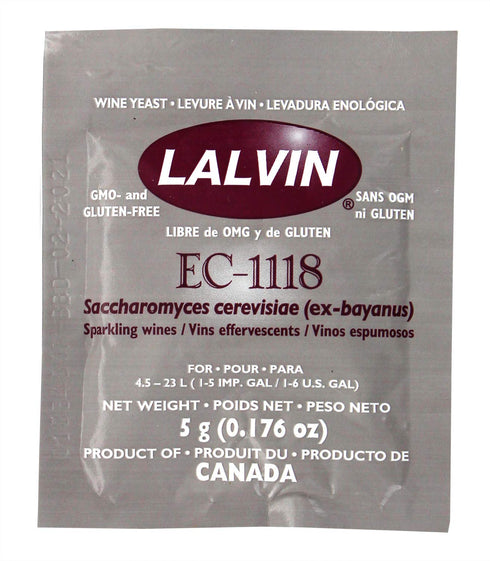 Lallemand Inc EC-1118B Lalvin Yeast...