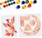 Phoenix Stencils Firebird Drawing Template Moon Trinity Knot Painting Stencils Reusable 8.3x11.7/11.8×11.8inch T-shirt or Bags Craft Wall Floor De...