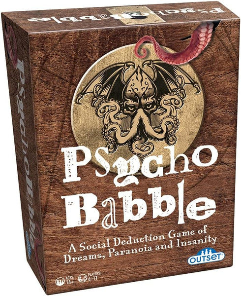 Psycho Babble - A Social Deduction Party Game of Dreams, Paranois and Insanity - for 4 to 11 Players Ages 14 and up by Outset Media...