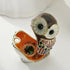 Hand Painted Enamel Mini Owl Trinket Box, Hinged Unique Mini Ring Necklace Jewelry Organizer, Classical Bejeweled Storage, Figurine Collectible Ke...
