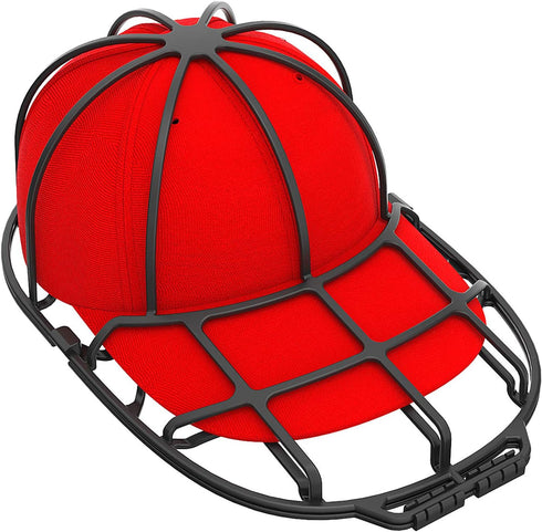 Hat Washer Cage - Hat Cleaner | Perfect Fit for Adult and Kids Hats | Ideal for Baseball Caps | Safe for Dishwasher and Washing Machine | Black | ...