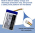 Replacement for Infant Optics DXR-8 Battery: Fits Video Baby Monitor, Sp 803048 Rechargeable Lithium Ion Battery 3.7V ?Not Compatible with DXR-8 P...