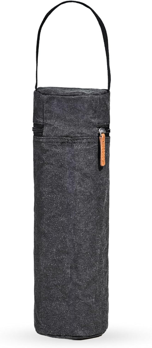 Out of the Woods Vegan Wine Bottle Cooler Bag, Ebony, Unisex...