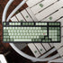 mintcaps Matcha Green PBT Keycaps Set 124 Keys XDA Profile Cute Keycaps Custom Dye-Sublimation Keyboard Keycaps for 60% 65% 70% 75% 100% Cherry Ga...