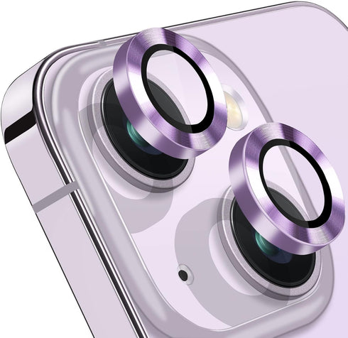 Compatible with iPhone 14 and 14 Plus Camera Lens Protector, Anti-Scratch Lens Cover 9H Tempered Glass Camera Screen Protector Shockproof Camera R...