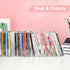Vowcarol CD Holder 2 Pack, Clear Acrylic CD Organizers, CD Display Rack Holds up to 14 Standard CD Cases for Media Shelf Storage and Organization...