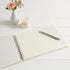 ANGEL & DOVE Funeral Guest Book & 2 Signs Set - Ivory, 12 x 8 - Create a Beautiful Memory Table at a Memorial or Celebration of Life...