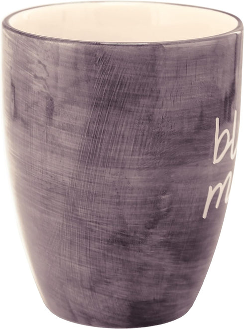Mom Life Mom Life is the Best Life Deep Purple Large 20 oz Ceramic Coffee Mug Tea Cup, Purple...