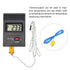 MECCANIXITY 3pcs K Type Thermocouple Mini Connector Temperature Sensor Probes PTFE 10ft -50 to 260°C(-58 to 500°F), Blue...