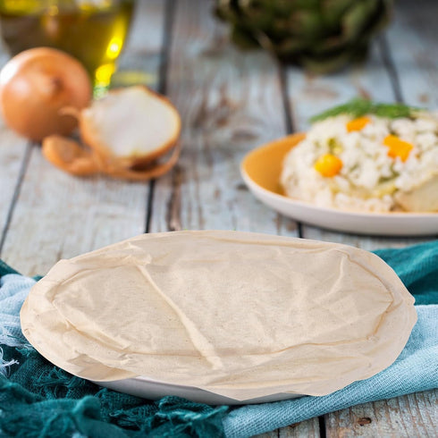 MAGICLULU 2pcs Butter Organic Linen Suits Cheese Organic Liner Sourdough Basket Cover Food Grade Cheesecloth Baking Supplies Kitchen Utensil Bread...