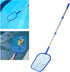 Ahn'Qiraj Pool Skimmer Net with Pole, Pool Net Fine Mesh with Telescopic Pole Leaf Skimmer Mesh (Light Blue)...
