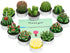 Handmade Delicate Succulent Cactus Candles for Birthday Party Wedding Spa Home Decoration(12 Packs-2)...