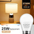 25 Watt Equivalent Light Bulbs, A15 LED Bulb 3W E26 Base 2700K Warm White Low watt Light Bulbs,Nightstand Light Bulb, Table Lamp Bulb...