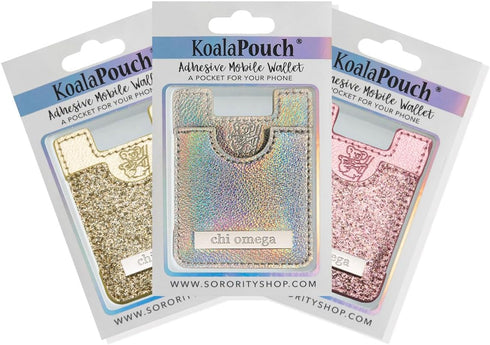 Sorority Shop Chi Omega - Glitter Koala Pouch (Holographic)...