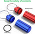 Small Portable Pill Case with Keychain(10 Pack), Urekt Waterproof Aluminum Pill Organizer Metal Mini Box Pocket Drug Storage Container for Outdoor...