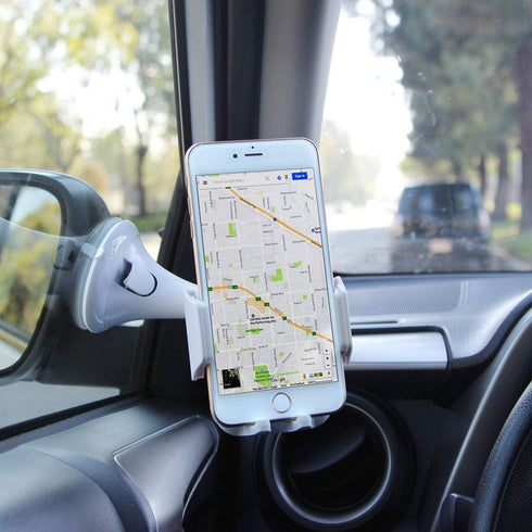 Cellet Windshield Car Phone Holder Mount, Dashboard Phone Holder Compatible for iPhones, and Android Smartphones...