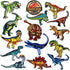 Dinosaur Iron on Patches Dinosaur Embroidered Applique Patches Badge Morale Decoration Sew on Patches for Jacket Jeans Backpacks Hat Clothing (14 ...