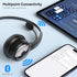 LEVN Bluetooth Headset, Wireless Headset with Microphone & Mute Button, 60Hrs Talk Time, On-Ear AI Noise Cancelling Headphones with Bluetooth 5.2 ...