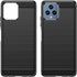 for T-Mobile Revvl 6X 5G (2023) phone case: shockproof phone case - anti drop protection phone case shock absorption flexible TPU carbon fiber pro...
