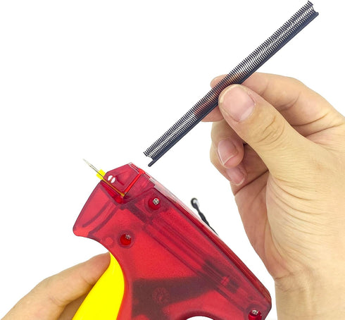 2000 Pcs Mini Stitch Gun Fasteners Kit, 0.18 inch Extra Fine Stitch Gun Fasteners, Tiny Smallest Tagging Gun Fasteners Include 1000 Black Fastener...