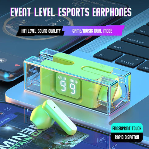 Bluetooth Headphones, Wireless Earbuds, 2024 New Version, 120H Playtime, IPX7 Waterproof Earphones, Digital Power Display, Headsets with Charging ...