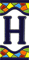 House letters 4 inch. Handpainted house letter tiles for signs, addresses and names. Address numbers for houses. House address numbers and letters...