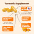 Turmeric Curcumin with Black Pepper Extract (Bioperine) & Organic Tumeric Vegan Joint Support Supplement. 95% Curcuminoids Turmeric Supplement for...