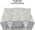 Milestone Wine Labels and Gift Bag: 6 Bottle Congratulations Wedding Wine Crate with Wedding Milestone Stickers (Wine Labels and Case)...