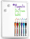 Magnetic Small White Board Dry Erase 11’’x14’’ - Mini Dry Erase Board Magnetic with 6 Markers, Personal Whiteboard Magnetic for Refrigerator Wall,...