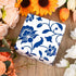 Bolsome 12 Sheets Blue Floral Wrapping Paper Blue White Flowers Patterned Gift Wrap Paper Chinoiserie Art Paper for Bridal Shower Wedding Spring T...