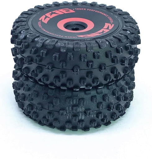 Replacement 2PCS Durable Front Tire Wheel Tyre RC Parts Compatible with WLtoys 124016 RC Car...