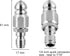 RIDGE WASHER Sewer Jetter Nozzle for Pressure Washer Drain Jetting Hose, 1/4'' Quick Connect, 5000 PSI...