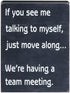 Funny Office Desk Decor Box Sign,Engineered Wood - Home Office Decorations Supplies for Women - Cute Cubicle Desk Accessories...