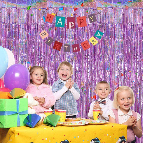 3 Pack Fringe Curtains Party Decorations,Tinsel Backdrop Curtains for Parties,Photo Booth Wedding Graduations Birthday Christmas Event Party Suppl...