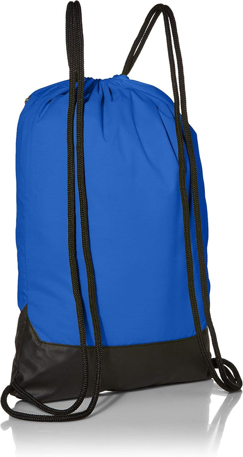 Nike Brasilia Training Gymsack, Drawstring Backpack with Zipper Pocket and Reinforced Bottom, Game Royal/Game Royal/White...