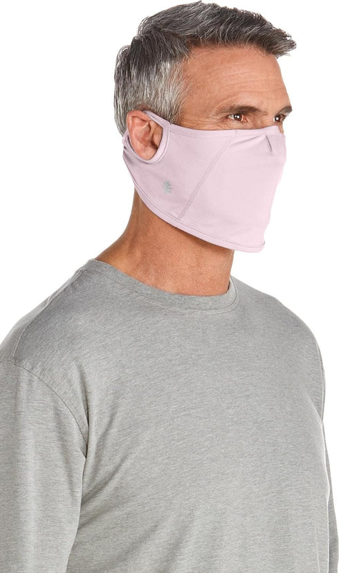 Coolibar UPF 50+ Men's Women's Blackburn UV Mask - Sun Protective (Large/X-Large- Dusty Mauve)...