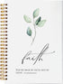 Bible Scripture 2 Corinthians 5:7 for Me Walk by Faith not by Sight Spiral Notebook Journal 5.5 x 8.3 inches,Christian Lined Hardcover Spiral Note...