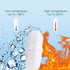 10 Pcs 10mm/0.39' Magnetic Stirrer Mixer Stir Bar, High Temperature PTFE Magnetic Stir Bar, Laboratory Bar...