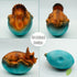 Squeaky Latex Dinosaur Egg Dog Toy, Soft Rubber Puppy Chew Squeaky Toys,Fetch Interactive Play Balls Toy for Puppy Small Medium Large Pets Dog...
