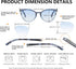 100 CLASSIC 4-Pack Trendy Colored Lens Cateye Reading Glasses for Women Spring Hinges Readers Ladies Fashion Eyeglasses (1.25x)...
