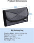 Selens Camera Battery Bag/Case/Pouch/Holder (4 Pocket) DSLR Battery SD Card wallet for NP-FZ100, LP-E6,AA Battery,LP-E8,LP-E10,LP-E12 Battery,EN-E...