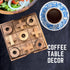 NUTTA - TicTacToe Tic Tac Toe Wooden Board XO OX Games Coffee Table Desk Toy Fun Game with Friends and Family Adult Games Travel Backyard Indoor O...
