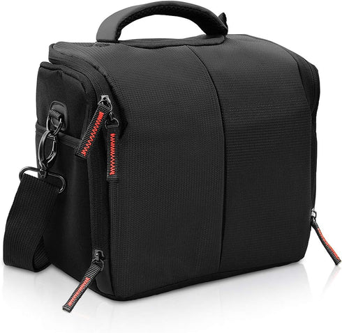 FOSOTO Camera Case Bag Compatible for Nikon D3300 D3400 D5300 D5500 D5600 D7200 D7100 D500 D90 D60 D750 D810 D610,Canon EOS Rebel T5i T6 T7i XT SL...