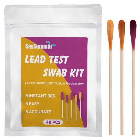 Lead Test Kit Lead Testing Kit: 40 PCS Lead Paint Test Kit for Surfaces including Dishes, Stainless Steel, Ceramics, Toy, Paint, Home Lead Test Ki...