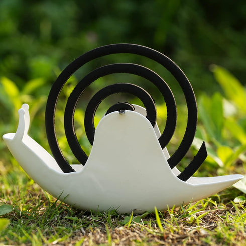 Snail Mosquito Coil Holder Iron Metal Fireproof Incense Burner Bracket,Animal Mosquito Incense Coil Holder Hanging Coil Rack for Home Office Bedro...