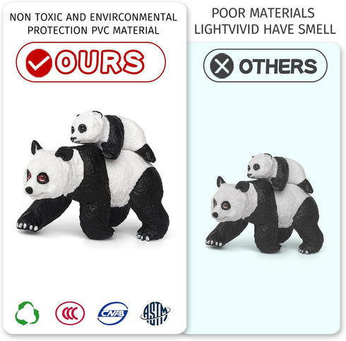 Animal Life Cycle Model Figure 4 PCS Panda Growth Model Classroom Accessories Party Supplies Cake Toppers Desktop Decoration Educational Developme...