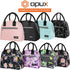 opux Insulated Lunch Box Women, Lunch Bag Tote Girls Kids Teen Adult, Cute Soft Lunch Cooler Container Work School, Reusable Thermal Food Meal Pre...