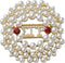 CENWA SGRHO Greek Sorority Brooch Pin 1922 Pearl Sorority Gift Sorority Jewelry Gift (Round Sigma pin)...