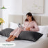 Love's cabin Satin Body Pillow Pillowcase, Similar to Silk Body Pillow Cover with Envelope Closure, Silky Cooling Long Pillowcases for Hair and Sk...