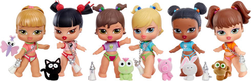 Bratz Babyz Sasha Collectible Fashion Doll with Real Fashions and Pet...